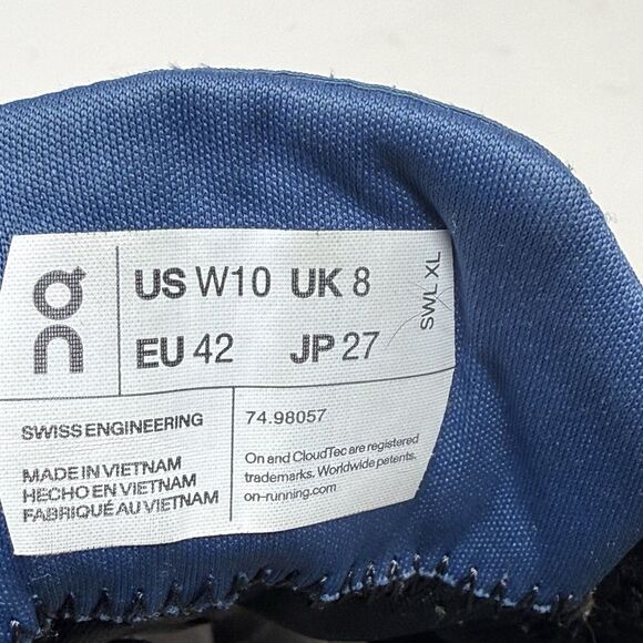 On Cloud Cloudvista Waterproof Running Shoes Womens 10 Multicolor Sneakers - Picture 14 of 16